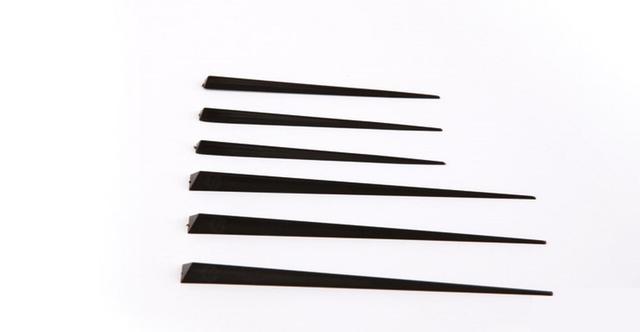 Prikker (PS) prisma Zwart 90mm (Pak 500 stuks)