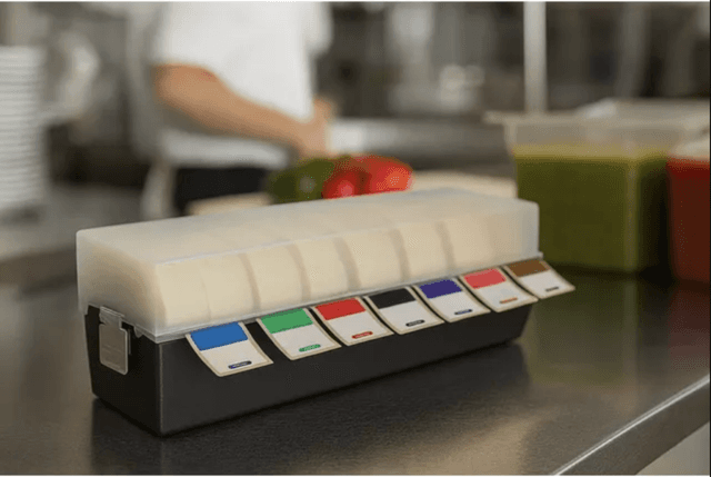Daglabel dispenser