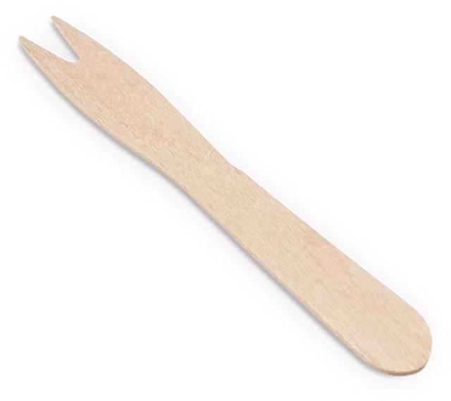 Frietvorkje hout (FSC) 85mm (Zak à 1000 stks)