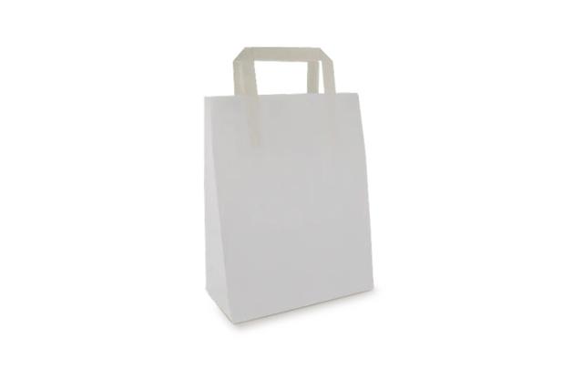 Papieren draagtas 220x110x280mm Ebr Bruin (Doos 250 stuks )