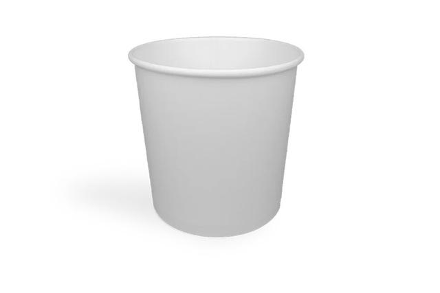 Soepbeker karton wit 800cc/32oz wit (pak 25stks)