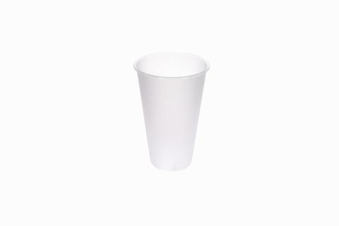 Milkshakebekers 400ml (16oz) karton Ø9,2x12,6 cm wit/zwart 