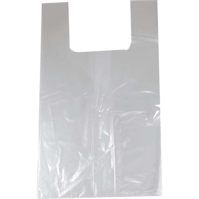 Tassen plastic 37x44 +2x4cm 40 my transparant (500stks)