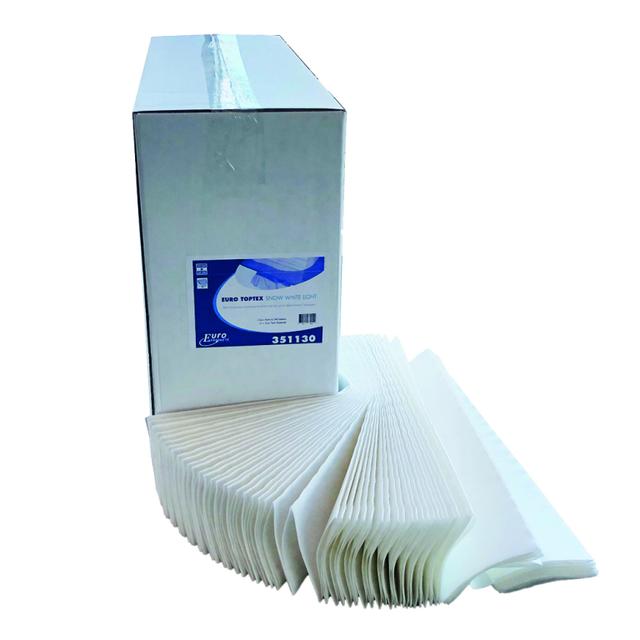 Euro toptex snow white 42x35cm (Doos 5x240 doeken)