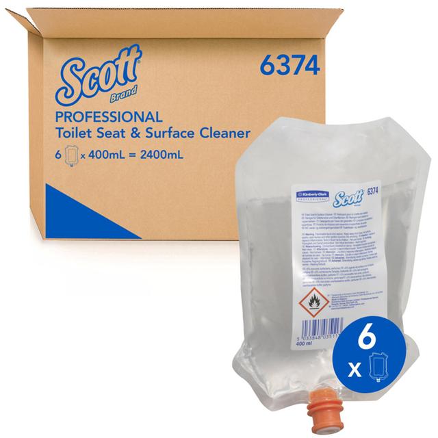 Kimberly Clark Scott toiletbrilreiniger (Doos 6 flessen a 400ml)