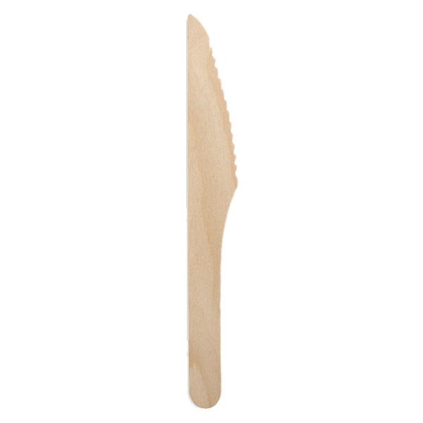 Mes hout (FSC) 165mm (zak 100 stks)