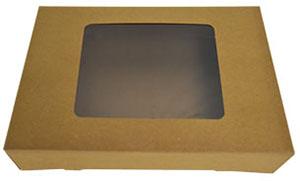 Cateringdoos Karton met Venster 45cm (pak 10 stuks)