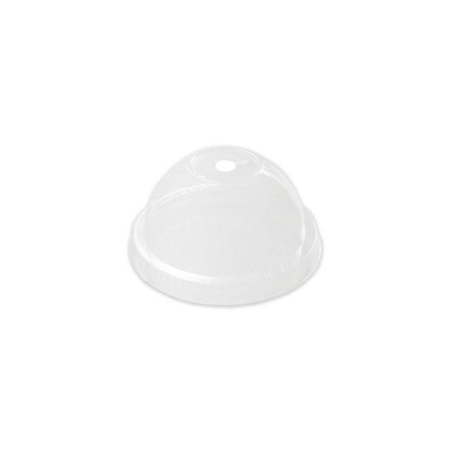 Huhtamaki PLA Dome deksel met gat 95mm (Doos 2000 stuks)