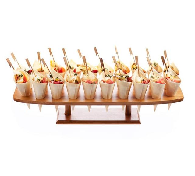 Serveerplateau bamboe 20-gaats 500x150x85mm