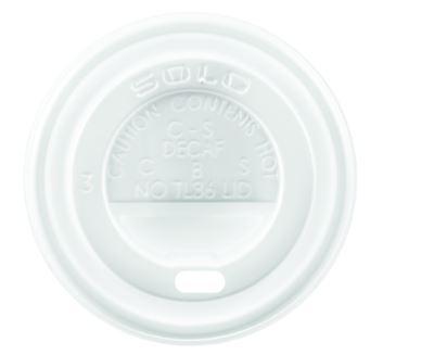 Deksel tbv. coffee to-go beker 6oz Wit (100 stuks)