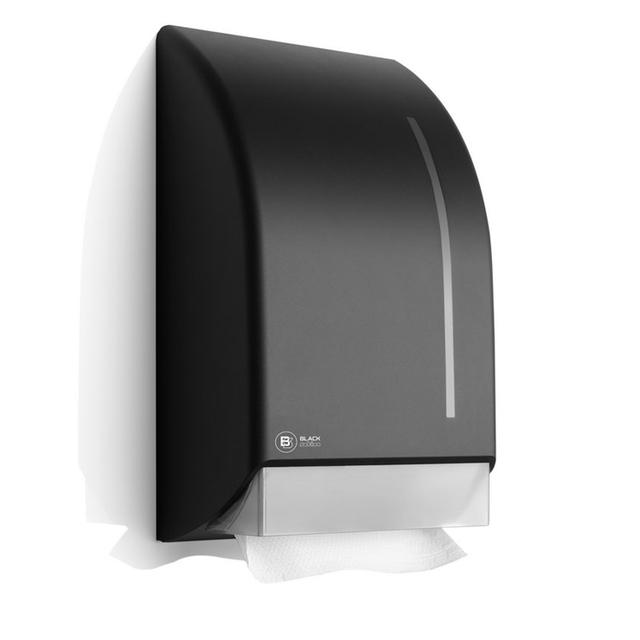 Satino Black BriQ handdoekdispenser