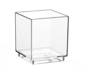 Amuse Schaaltjes PS hoekig 55 ml 47mm x 42mm x 42mm glashelder