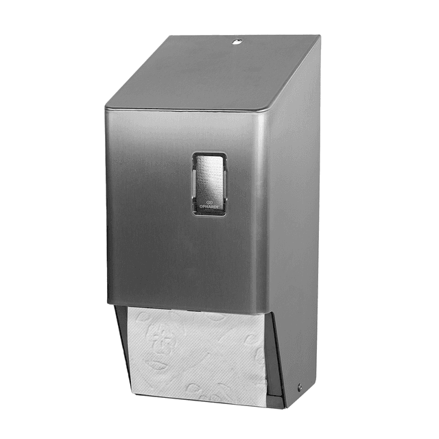 Santral RVS toiletrolhouder voor twee standaard rollen