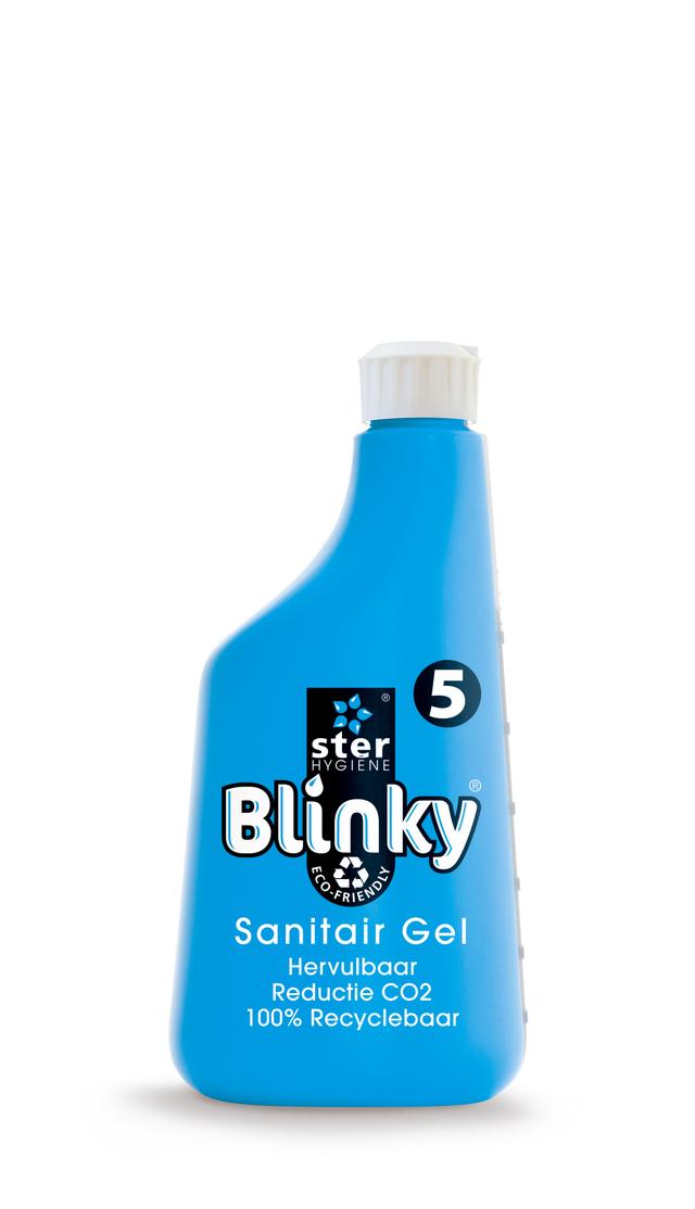 Blinky Sanitair Gel Flacon 650ml Blauw nr5