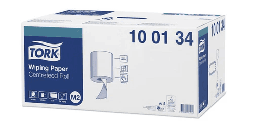 Tork 100134 Poetspapier Centerfeed 1-laags M2  275m x 24,5cm