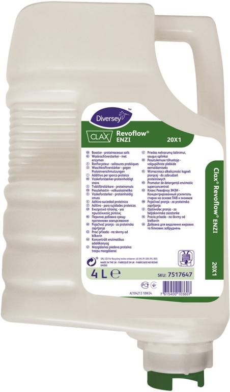 Clax RevoFlow ENZI enzymatisch wasmiddel 20X1 (4 liter)