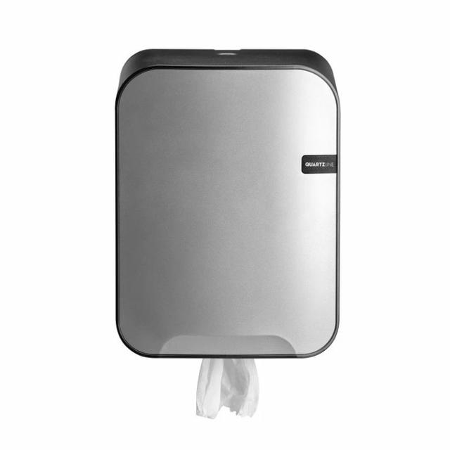 Quartz MIDI Poetsroldispenser Zilver