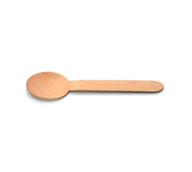 Lepel hout (FSC) 165mm (Zak 100 stuks)