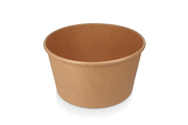 Salade Poke Bowl 1000ml 32oz Ø148mm kraft (Doos 300 stuks)