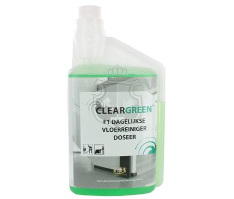 Vloerreiniger Clear Green F1 doseerfles 1 liter