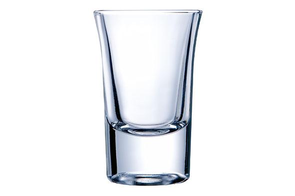Borrelglas / shotglas, hot shot, arcoroc, 3,4 cl