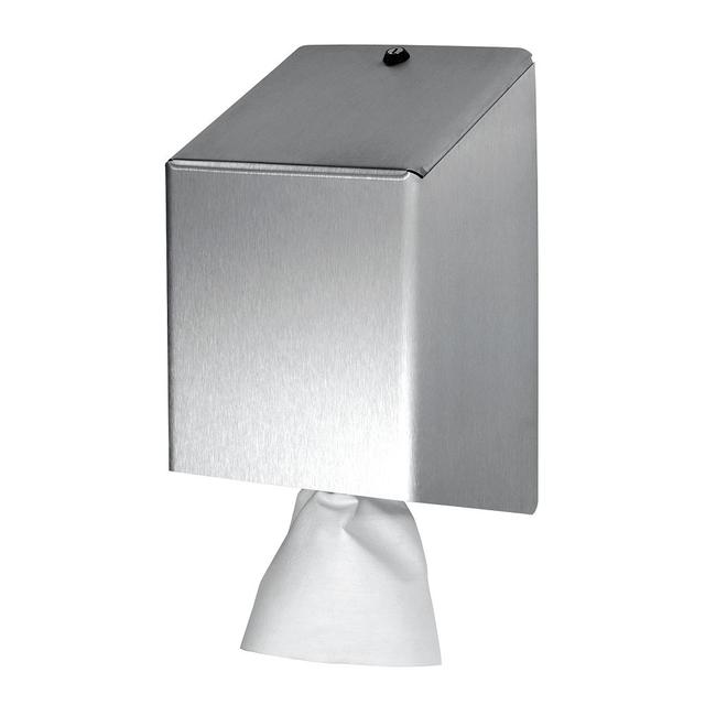 Euro midi Poetsroldispenser RVS
