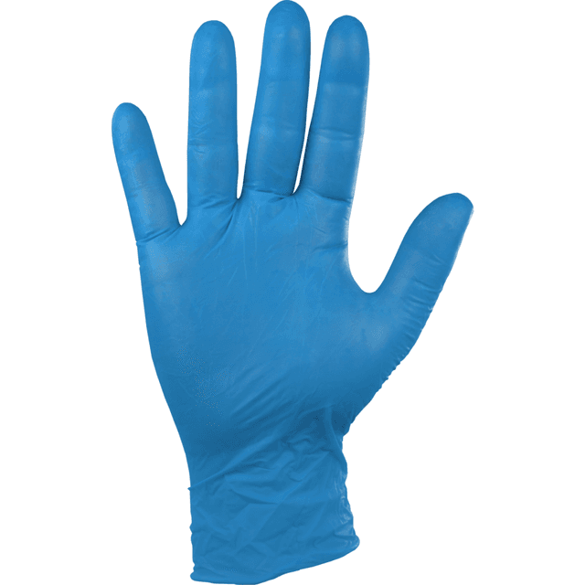 Handschoen Latex gepoederd Blauw Small (100 stuks)
