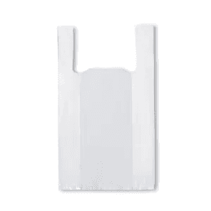 Hemdtas HDPE 27/6x48cm wit (2000 stuks)
