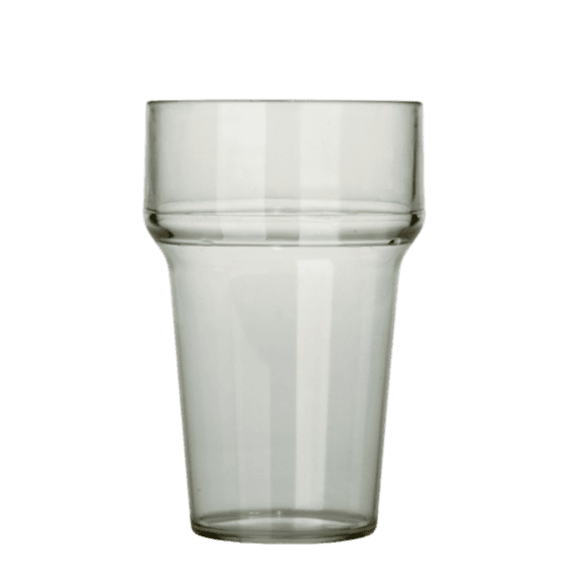Bierglas Polycarbonaat groot 27cl tapmaat 20cl stapelbaar
