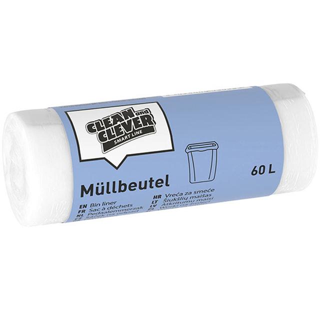 Pedaalemmerzak SMA73 60x72cm/ 60L Wit ( 50 stuks )