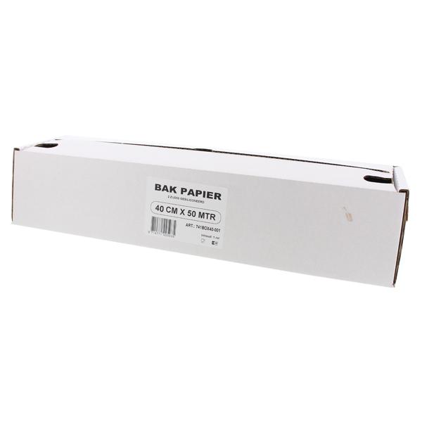 Bakpapier 41gr/ 40cm Cutterbox (Rol 50 meter)