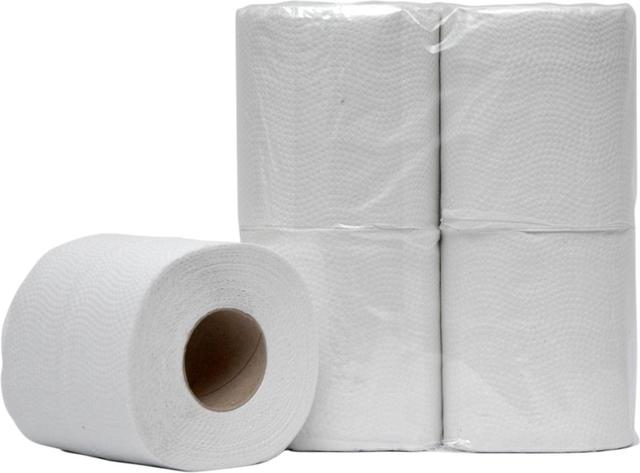 Toiletpapier 2-laags mix Cellulose 200-vel 12x4rol (Pak 48 rol)