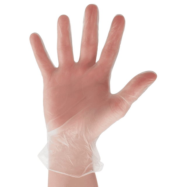 Handschoen Vinyl ONGEPOEDERD Wit Large (100stuks)