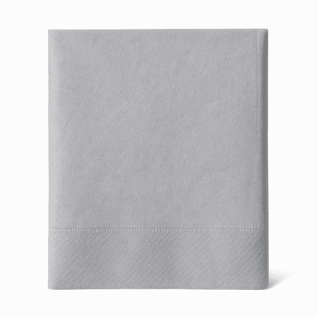 Servetten 24x24cm 1-laags 1/4 vouw Silver (Doos 4000 stuks)