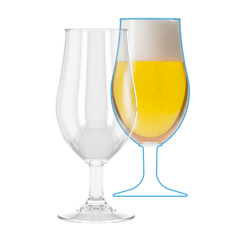 Mister Tulip Reusable Bierglas Tritan Copolyester (BPA-vrij) 40cl 