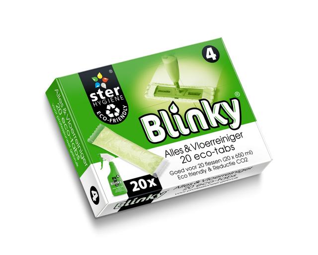 Blinky eco-tabs Allesreiniger Groen nr4 (Pak 20 tabs)