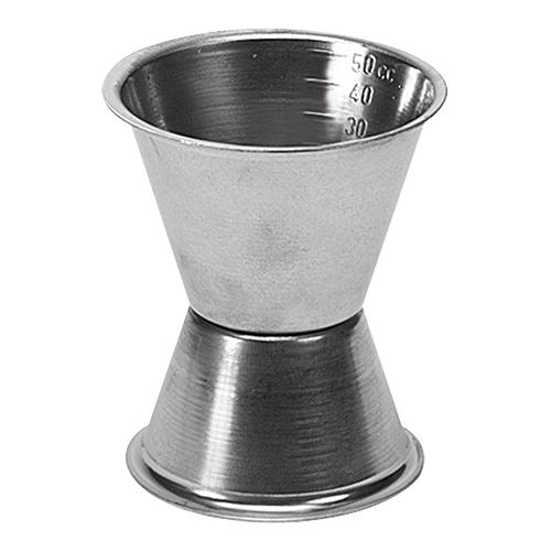 Barmaatje jigger RVS, 35 / 50 cl