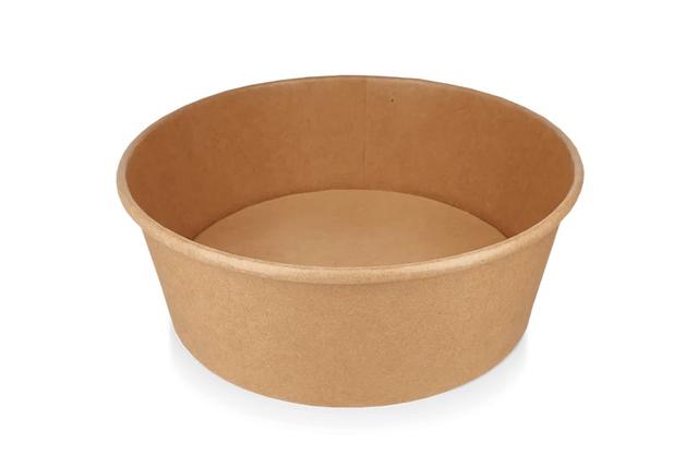Salade Poke Bowl 1300ml 40oz Ø184mm kraft (Doos 300 stuks)