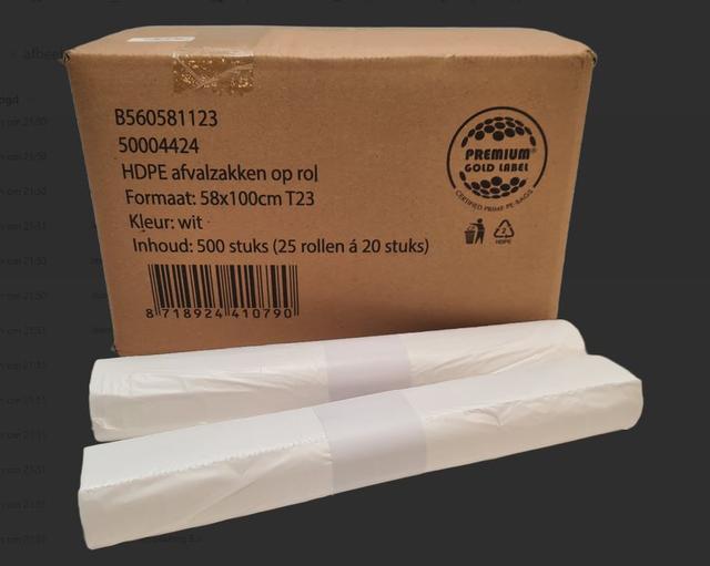 Afvalzak 58x100cm T23 (20stuks)