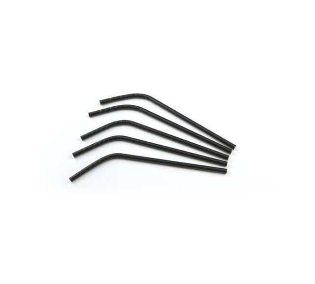 Buigrietjes Papier (FSC) Zwart ø6mm/ 21cm (Pak 200 stuks)