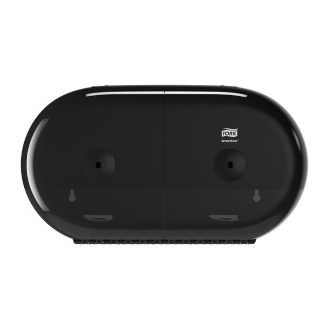 Tork T9 SmartOne Twin Mini Toiletpapier Dispenser Zwart (682008)