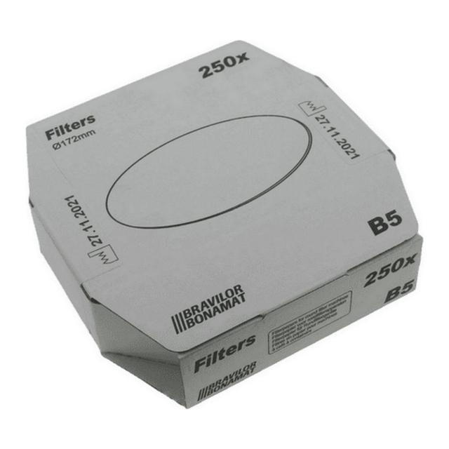 Bravilor vlakfilterpapier B5 250 stuks