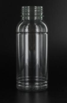 Fles transparant 250ml 38mm PET ONGEDOPT
