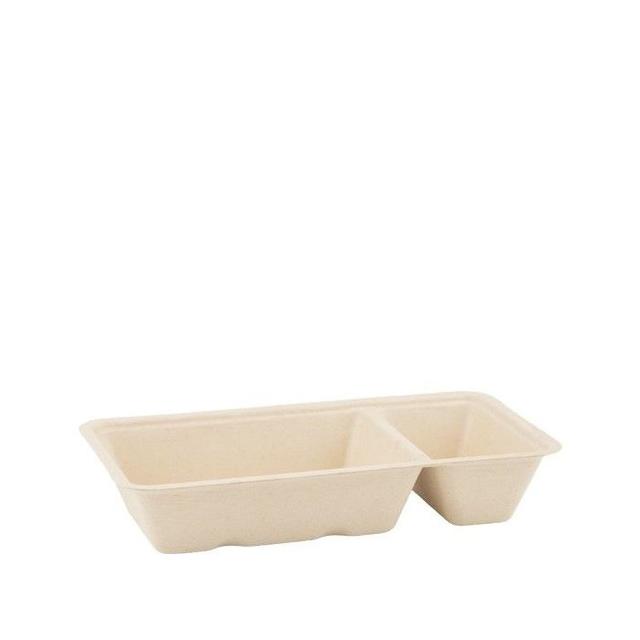Suikerriet snackbakje A23 (A7+1) (Doos 800 stuks)