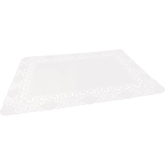 Taartrand celluose 30x40cm wit (Pak 250 stuks)