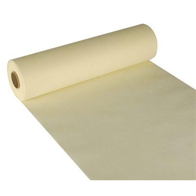 Tafelloper Creme Airlaid 40cm (Doos 4 rollen a 24 meter)