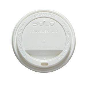 Deksel tbv. coffee to go beker 10, 12, 16oz Wit (100 stuks)