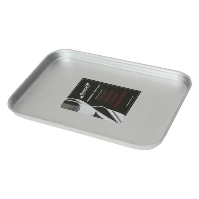 Dienblad aluminium 42X30,5X2 cm, 1 stuks