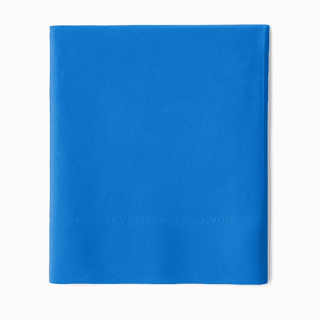 Servetten 24x24cm 1-laags 1/4 vouw Blauw (Doos 4000 stuks)