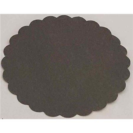 Hamburger rondjes 12cm Zwart (pak à 1000 stuks)
